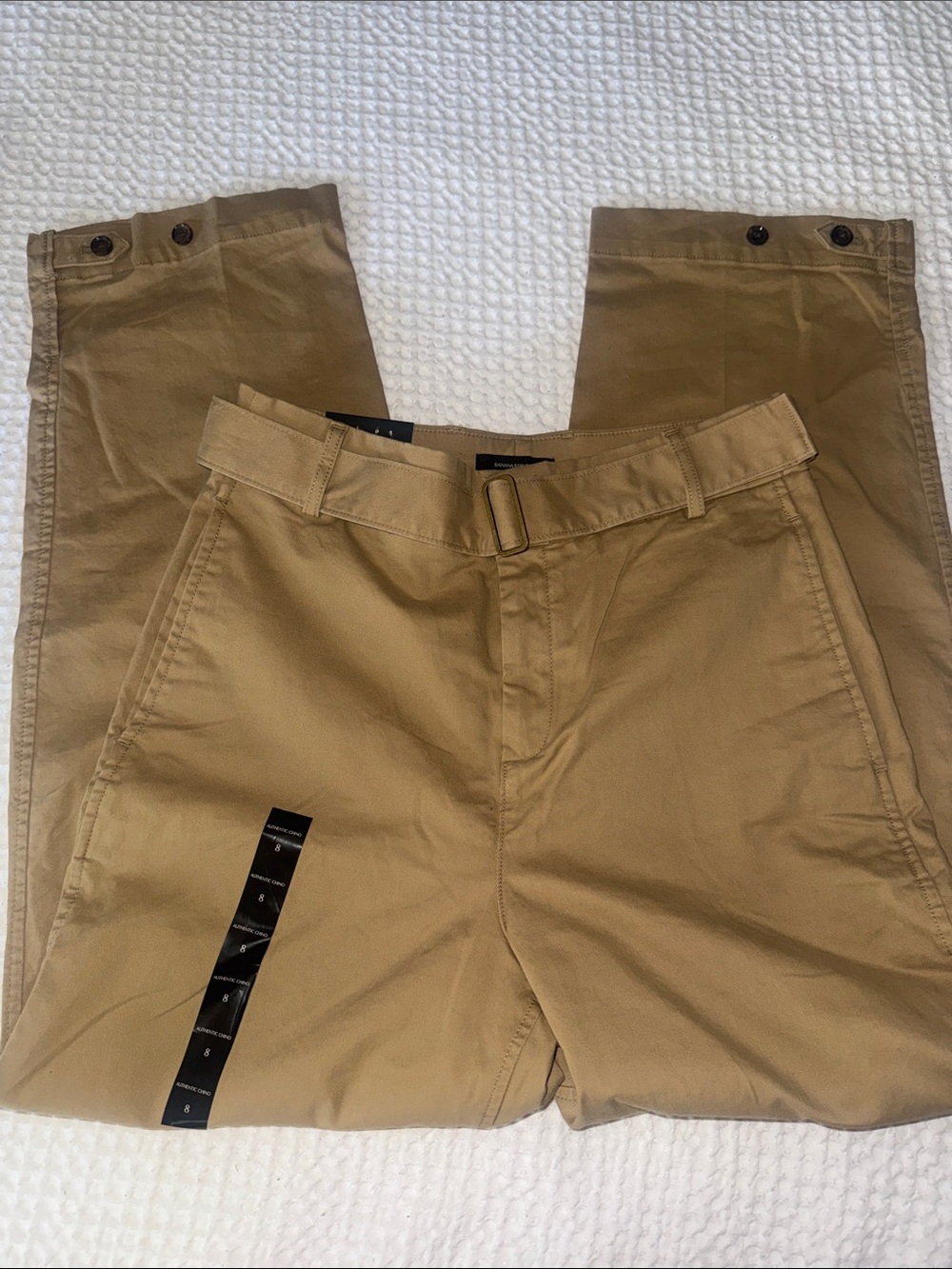 Banana Republic Women's Straight Leg Pants - Khaki